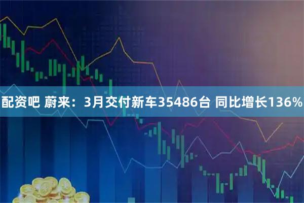配资吧 蔚来：3月交付新车35486台 同比增长136%
